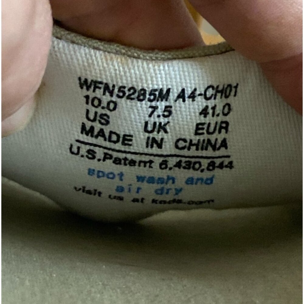 Keds Canvas Slip On Open Toe Sandals. Size 10 Beige - Picture 7 of 7